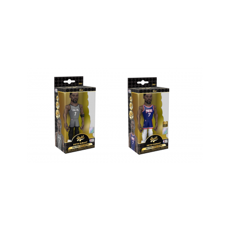 Funko Gold 5 NBA Nets Kevin Durant (CE'21) w/Chase Assortment (5+1 chase figure)