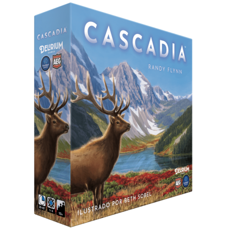 Cascadia board game from Delirium Games