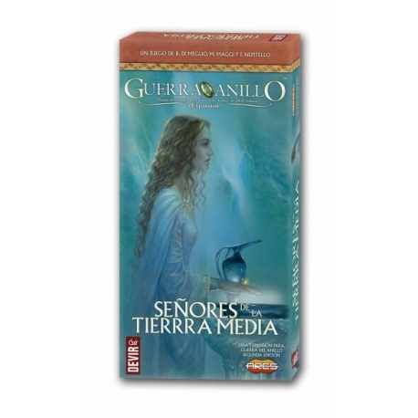 Señores de la Tierra Media expansión del juego de mesa La Guerra del Anillo de Devir