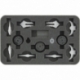HS030DF09 30 mm half-size foam tray for Dropfleet Commander - Corvettes + FREE capsule for pegs