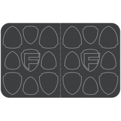 Feldherr Supporter - 18 foam pieces - self-adhesive