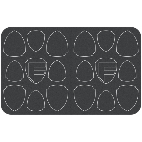 Feldherr Supporter - 18 foam pieces - self-adhesive