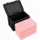 Feldherr ESD Pick and Pluck foam + Eurocontainer with hinged lid ED 32/17 HG 300 x 200 x 185 mm