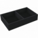 ED 64/12 HG Euro container / Euro box with hinged lid 600 x 400 x 135 mm including PE foam