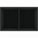 ED 64/12 HG Euro container / Euro box with hinged lid 600 x 400 x 135 mm including PE foam