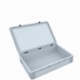 ED 64/12 HG Euro container / Euro box with hinged lid 600 x 400 x 135 mm including PE foam