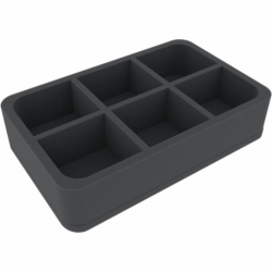 HS060A050 Bandeja de espuma Feldherr para Orks - 6 compartimentos