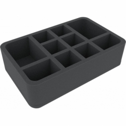 HS070A038 Feldherr foam tray for Warcaster: Neo-Mechanika - 10 compartments
