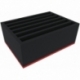 DDMFEK135BO-PE 135 mm foam tray with 6 compartments
