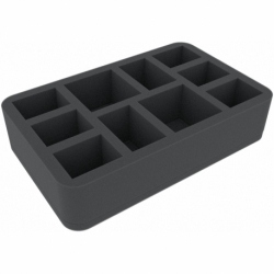 HS060A051 Bandeja de espuma Feldherr para Orks - 6 compartimentos