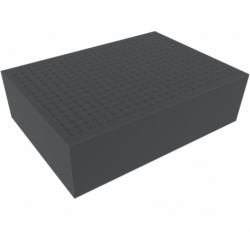 360 mm x 260 mm x 100 mm Feldherr Bandeja de espuma Pick and Pluck / Pre-Cubed - ancho de rejilla 15 mm