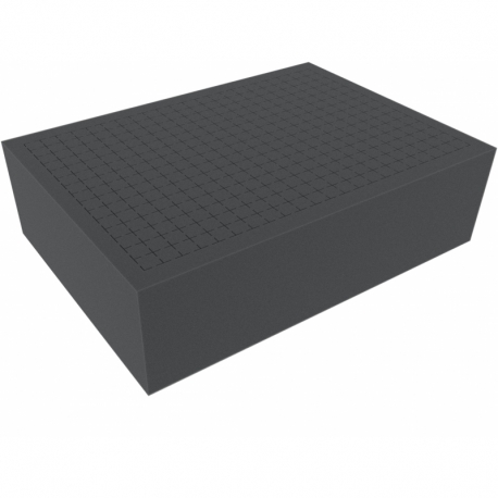 360 mm x 260 mm x 100 mm Feldherr Pick and Pluck / Pre-Cubed foam tray - grid width 15 mm