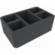 HS100A009 Bandeja de espuma Feldherr para Orruk Warclans - 5 compartimentos
