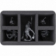 HS100A009 Bandeja de espuma Feldherr para Orruk Warclans - 5 compartimentos