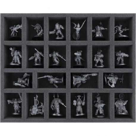 FS050A072 Feldherr foam tray for Chaos Space Marines - 22 compartments