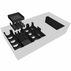 Feldherr Organizador para Kingdom Death: Monstruo 1.5 - sólo accesorios - caja del juego principal