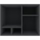 FSMFFM140BO 140 mm Full-Size foam tray with 5 compartments