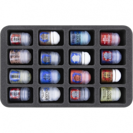 Feldherr Bolsa MINI PLUS para 48 botes de pintura Citadel (12 ml / 18 ml / 24 ml)