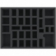 HBMFFU060BO Bandeja de espuma de 394 mm x 294 mm x 60 mm para juegos de mesa con 32 compartimentos