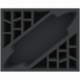 FSMFFP075BO 75 mm Full-Size foam tray with 25 compartments