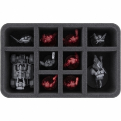 HS070A042 Feldherr foam tray for Space Marines - 10 compartments