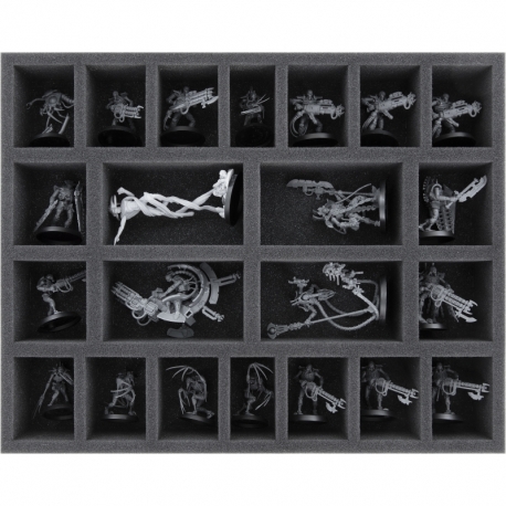 FS050A076 Feldherr foam tray for Necrons - 22 compartments