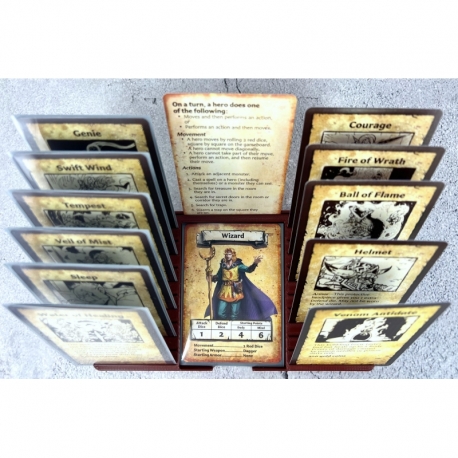 4 pcs. value pack Feldherr Hero Dashboard for HeroQuest (2021)
