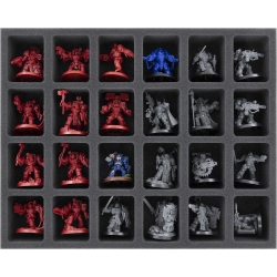 FS050A078 Feldherr foam tray for Space Marines - 24 compartments