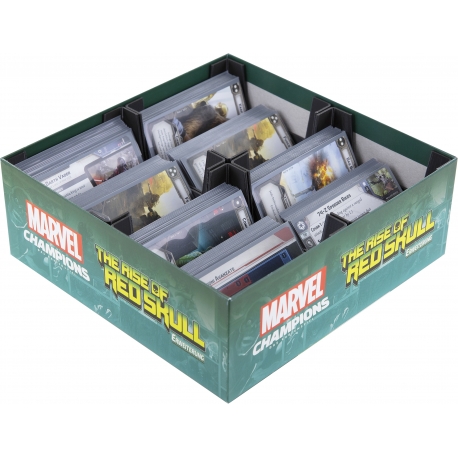 Feldherr Organizador para Marvel Champions: The Rise of Red Skull - caja del juego de mesa de Feldherr