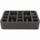 HS060IA04 60 mm half-size foam tray with 16 slots for Star Wars Imperial Assault Miniatures