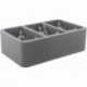 HS085IA09 85 mm half-size foam tray with 3 large compartments for Star Wars Imperial Assault Miniatures