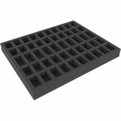 FS035ZC16 35 mm full-size foam tray with 50 slots for Zombicide accessories and miniatures