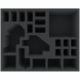 FSFH085BO 85 mm full-size foam tray with 22 compartments for all Zombicide Black Plague Monsters