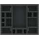 FS055ZC24 55 mm full-size foam tray with 16 compartments for Zombicide Black Plague and Wulfsburg