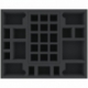 FS055ZC24 55 mm full-size foam tray with 16 compartments for Zombicide Black Plague and Wulfsburg