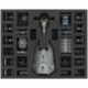 FSJU050BO 50 mm full-size foam tray for Star Wars X-WING Decimator, Slave 1 and Tie Fighter