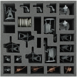 AGKB055BO Bandeja de espuma de 55 mm con 25 compartimentos para almas oscuras - El juego de mesa - Personajes