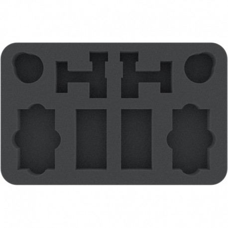 HSKJ030BO Bandeja de espuma de 30 mm de tamaño medio para las corbetas Hammerhead de la Armada de la Guerra de las Galaxias 6