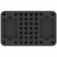 HS025DM02 25 mm half-size foam tray 36 compartments plus 2 card-slots for Dice Masters