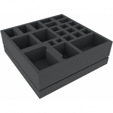 Foam tray set for Descent: Journeys in the Dark 2nd Edition - Labyrinth of Ruin board game box