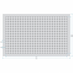 Feldherr Kit de espuma Pick and Pluck para Auer Packaging Euro Container con tapa de bisagra / Estuche ED 64/32