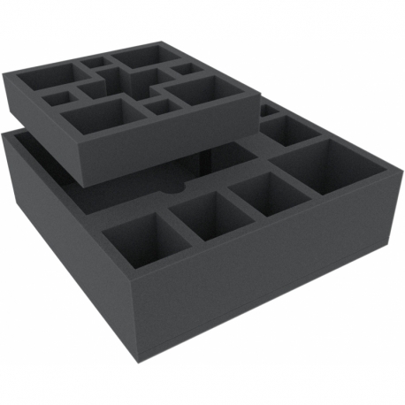Juego de bandejas de espuma Feldherr para Mansions of Madness 2ª Edición: Horrific Journeys caja de juego de mesa