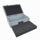 ED 64/17 Estuche Eurocontenedor 1G / Eurocaja con mango 600 x 400 x 185 mm incluido espuma de recolección y extracción