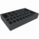 DAMEMR075BO Bandeja de espuma de 465 mm x 285 mm x 75 mm para Sombras de Brimstone: Fortress Prohibido - caja de juego de mesa