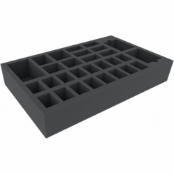 DAMEMR075BO Bandeja de espuma de 465 mm x 285 mm x 75 mm para Sombras de Brimstone: Fortress Prohibido - caja de juego de mesa