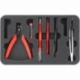 Feldherr MINI PLUS bolsa para herramientas de modelado + botellas de colores de modelos + pinceles + miniaturas