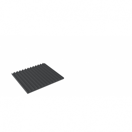 500 mm x 500 mm x 30 mm con patrón de zig-zag personalizable Bandeja de espuma Feldherr para maquetas de trenes Calibre N