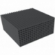 1000 mm x 1000 mm x 45 mm customizable zig-zag pattern Feldherr foam tray for model railways TT Gauge