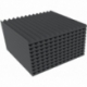 1000 mm x 1000 mm x 55 mm customizable zig-zag pattern Feldherr foam tray for model railways H0 Gauge / 00 Gauge