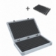 Euro Box / Container Case for model railway locomotives, wagons and vehicles lying - 7 slots for TT scale